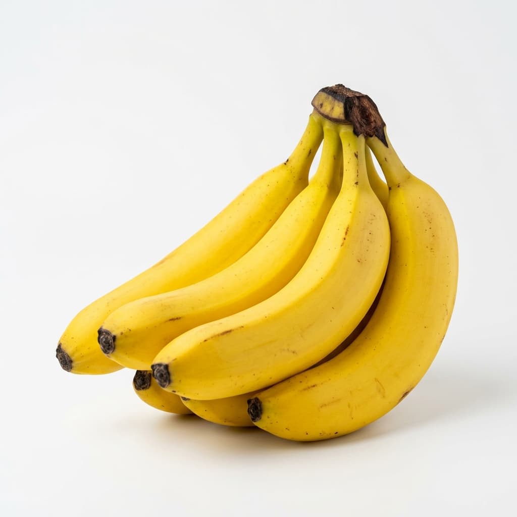 Ripe yellow bananas